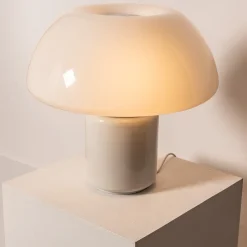 Pamono Mushroom Table Lamp by Elio Martinelli for Martinelli Luce, Italy, 1970s