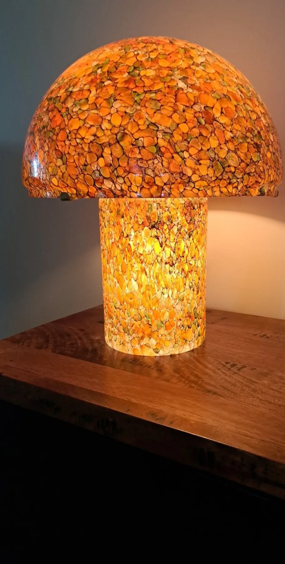 Hot Pamono Mushroom Table Lamp from Peill & Putzler, 1970s