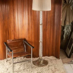 Outlet Pamono N502 Floor Lamp by Carlo Scarpa for Venini, Murano, Italy, 1930s