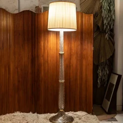 Outlet Pamono N502 Floor Lamp by Carlo Scarpa for Venini, Murano, Italy, 1930s