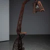 Hot Pamono Naive Amsterdam School Standing Lamp, 1920s