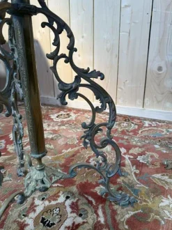 Outlet Pamono Napoleon III Style Bronze and Onyx Floor Lamp