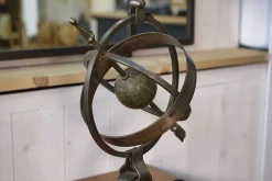 Pamono Neoclassical Astrolabe Lamp by Jean-Pierre Ryckaert, 1960s