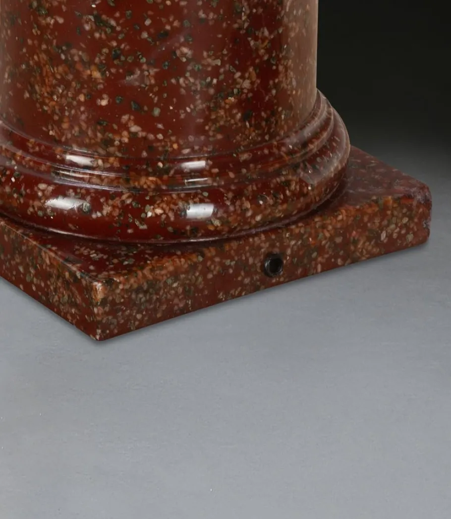 New Pamono Neo-Classical Figural Lamps, 1880, Set of 2