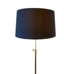Best Pamono Neoclassical French Adjustable Brass Floor Lamp attributed to Maison Jansen, 1940s