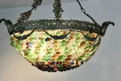 Hot Pamono Neoclassical Murano Glass Flower Chandelier