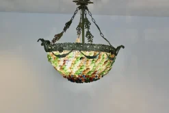 Hot Pamono Neoclassical Murano Glass Flower Chandelier