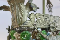 Hot Pamono Neoclassical Murano Glass Flower Chandelier