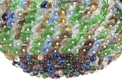 Hot Pamono Neoclassical Murano Glass Flower Chandelier