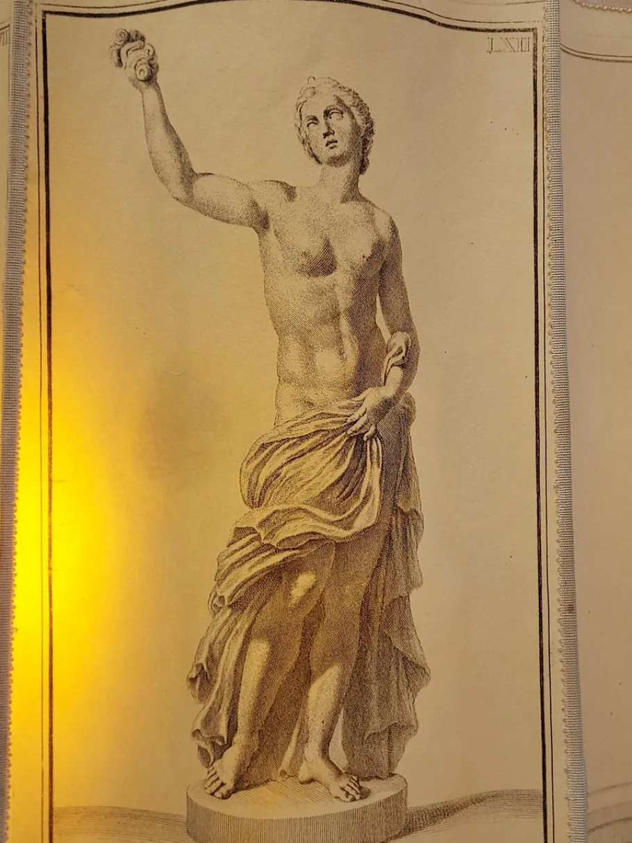 Best Pamono Neoclassical Table Lamp in Wrought Iron, 1950s