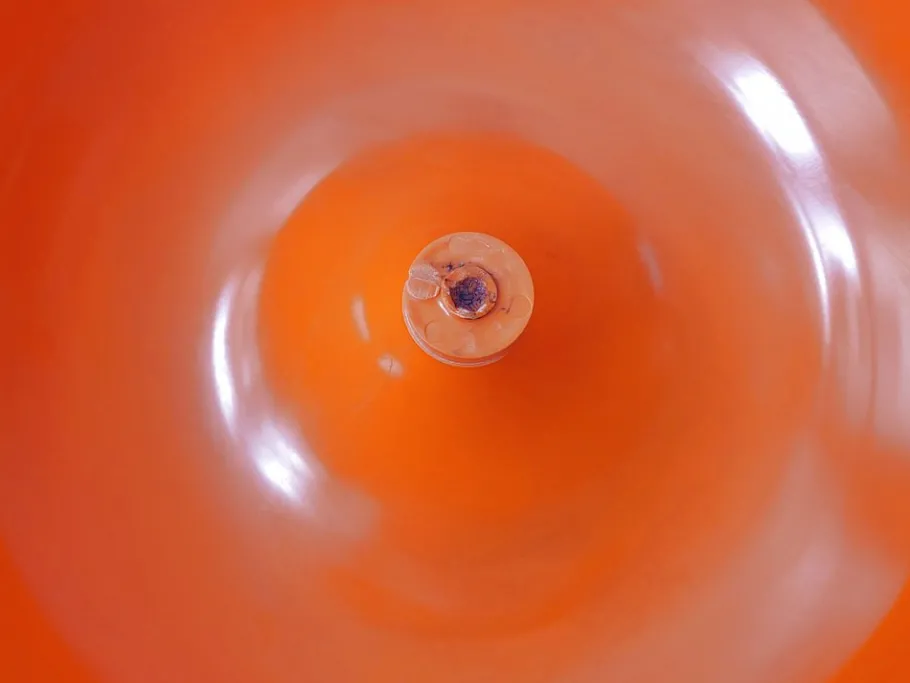 Best Pamono Nesso Table Lamp in Orange by Giancarlo Mattioli for Artemide, 1960s