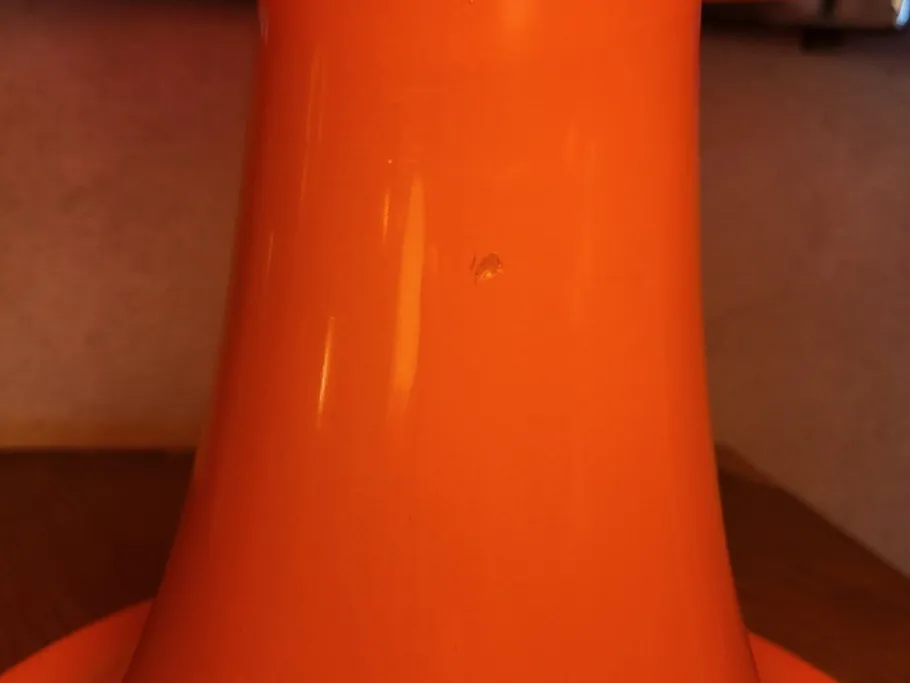 Best Pamono Nesso Table Lamp in Orange by Giancarlo Mattioli for Artemide, 1960s