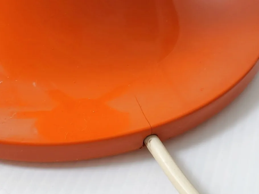 Best Pamono Nesso Table Lamp in Orange by Giancarlo Mattioli for Artemide, 1960s