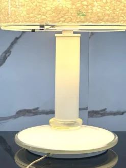 Pamono Neverrino Table Lamp in Murano Glass attributed to Gae Aulenti for Vistosi, Venice, Italy, 1970s