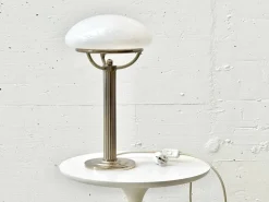Discount Pamono Nickel Table Lamps with Opal Shades by Adolf Loos for Villa Steiner