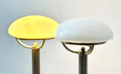 Discount Pamono Nickel Table Lamps with Opal Shades by Adolf Loos for Villa Steiner