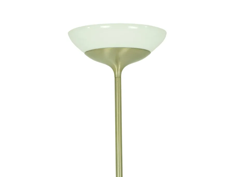 Sale Pamono Nickel-Plated Metal & Opaline Glass Aminta Floor Lamp by Emma Gismondi Schweinberger for Artemide, 1966