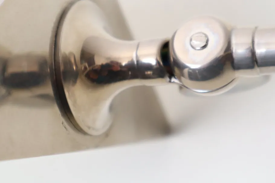 Best Pamono Nickel-Plated Wall Lamp by Florian Schulz, 1970s