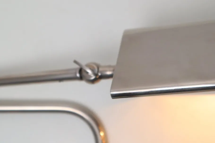 Best Pamono Nickel-Plated Wall Lamp by Florian Schulz, 1970s