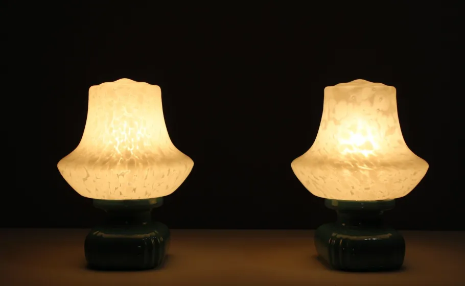 Best Pamono Nightstand Lamps, 1970s, Set of 2