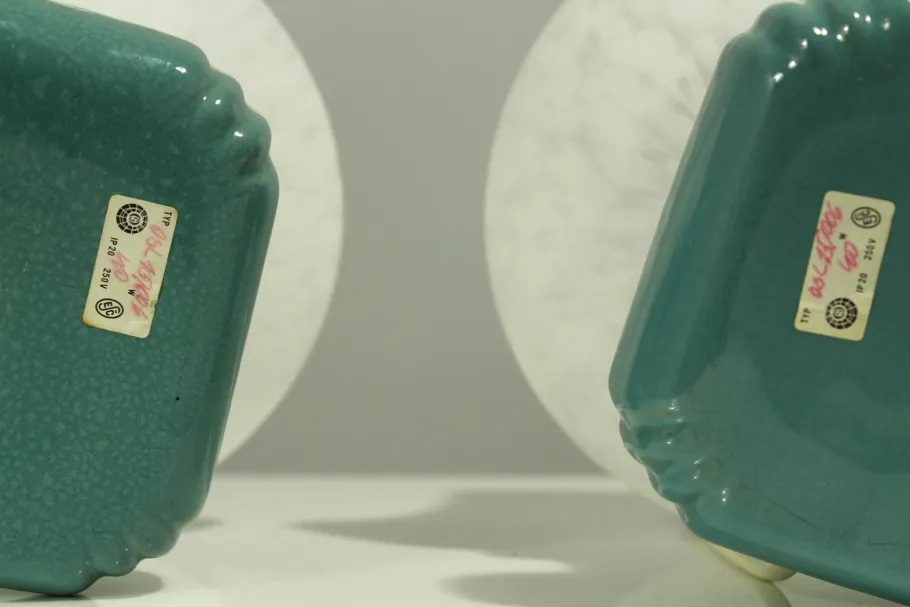 Best Pamono Nightstand Lamps, 1970s, Set of 2