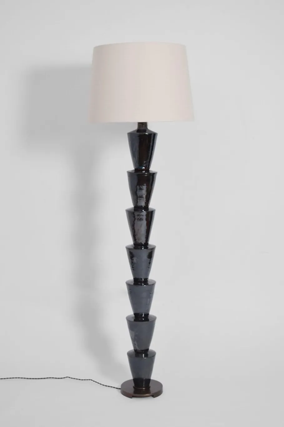 New Pamono Nizwa Black Floor Lamp by Barracuda Interiors