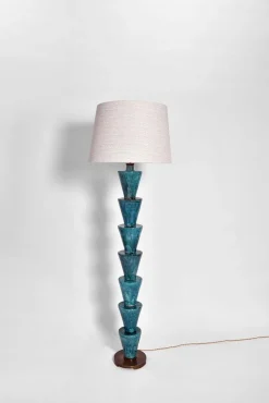 Pamono Nizwa Turquoise Floor Lamp by Barracuda Interiors