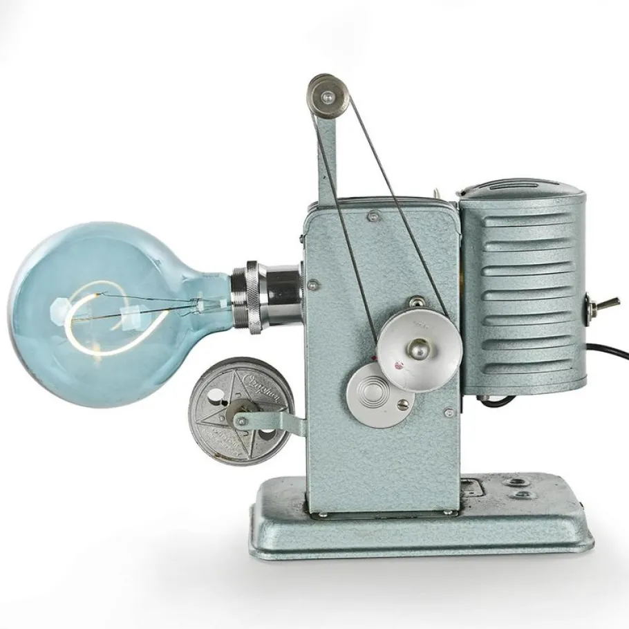 Outlet Pamono Noris Projector Transformed Into Light Fixture