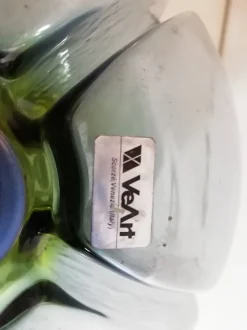 Best Pamono Nuphar Table Lamp in Green Glass by Toni Zuccheri for VeArt, Italy, 1970s