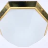 Best Pamono Octagonal Ceiling Lamp from Glashütte Limburg, 1970s