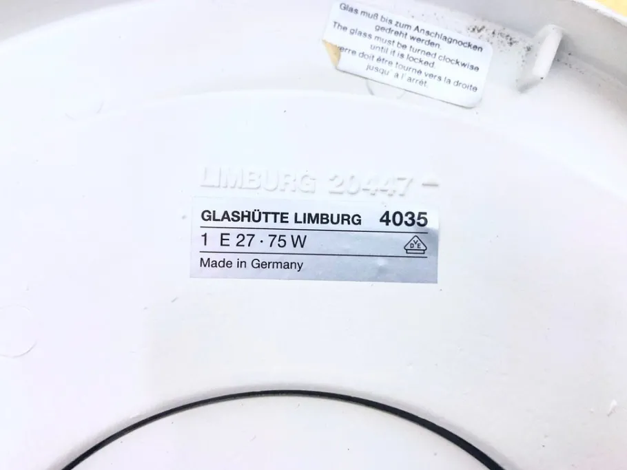 Best Pamono Octagonal Ceiling Lamp from Glashütte Limburg, 1970s