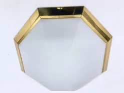 Best Pamono Octagonal Ceiling Lamp from Glashütte Limburg, 1970s