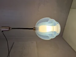 Sale Pamono Octopus Pendant in Iridescent Glass and Brass Carlo Nason for Mazzega, 1950s