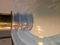 Sale Pamono Octopus Pendant in Iridescent Glass and Brass Carlo Nason for Mazzega, 1950s