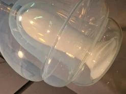 Sale Pamono Octopus Pendant in Iridescent Glass and Brass Carlo Nason for Mazzega, 1950s