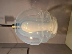 Sale Pamono Octopus Pendant in Iridescent Glass and Brass Carlo Nason for Mazzega, 1950s