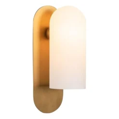 Hot Pamono Odyssey MD Brass Wall Sconce by Schwung