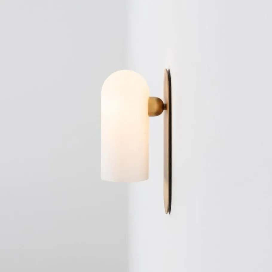 Hot Pamono Odyssey MD Brass Wall Sconce by Schwung