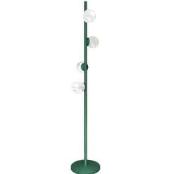 New Pamono Ofione Freedom Green Metal Floor Lamp by Alabastro Italiano