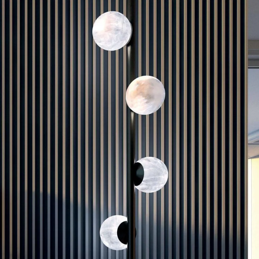 New Pamono Ofione Freedom Green Metal Floor Lamp by Alabastro Italiano