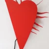 Discount Pamono One for the Recession Wall Lamp in Red Heart Shape by Ingo Maurer, 1994