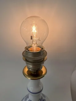 Pamono Onion Pattern Table Lamp from Hutschenreuther, 1980s