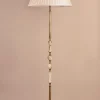 Outlet Pamono Onyx and Brass Floor Lamp by Marmo Lusso