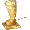 Best Pamono Onyx Egyptian Figure Table Lamp, France, 1930s