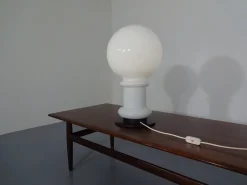 Sale Pamono Opal Glass Floor Lamp from Glashütte Limburg, 1960s
