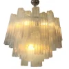 New Pamono Opal Tronchi Chandelier in Murano Glass by Simoeng