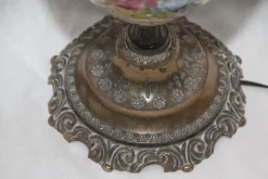 Sale Pamono Opaline Frosted Glass Lampshade with Floral Decor Lamps, 1950s, Set of 2