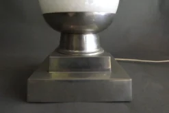 Hot Pamono Opaline Glass Tulip Lamp, 20th Century