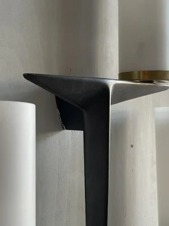 Best Pamono Opaline Glass Wall Lights from Maison Arlus, Set of 2