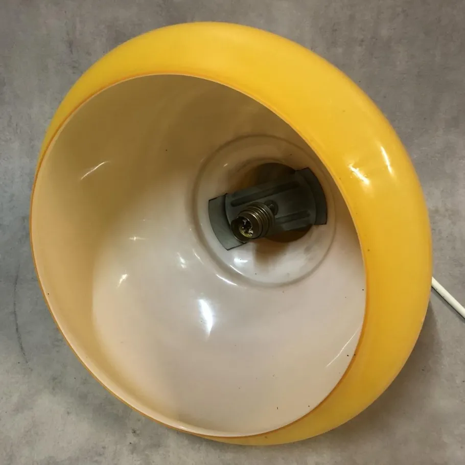 Sale Pamono Opaline Orange Ceiling Lamp, 1970s